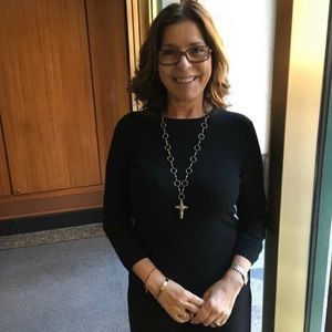 Necklace , 1960’s gold metal and silver metal , costume jewlery AUDREY HEPBURN